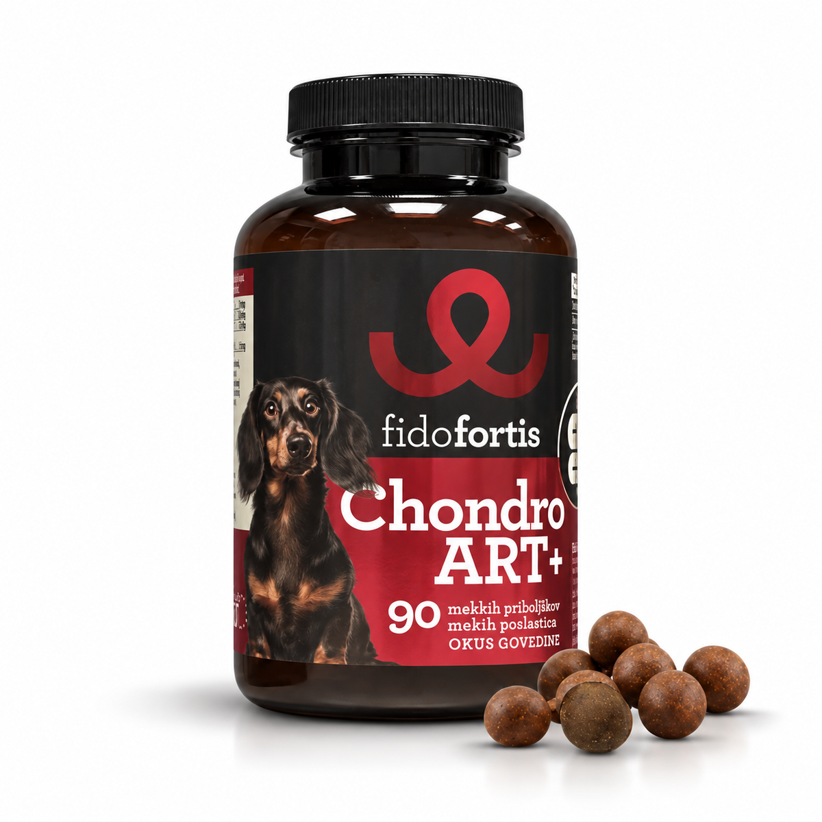 ChondroART+ - Soft Chews – 90 mehkih priboljškov, okus govedine, 225 g